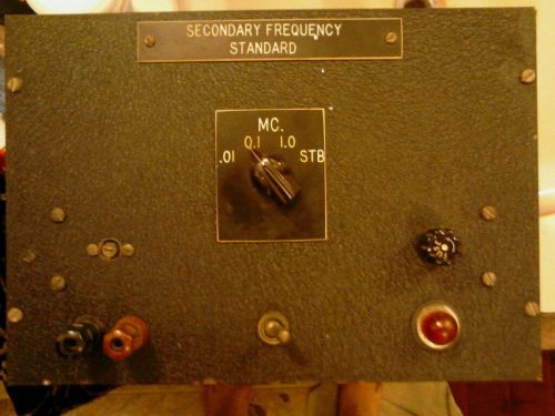 Vintage test equipment secondary frequency changer (Signal Generator)