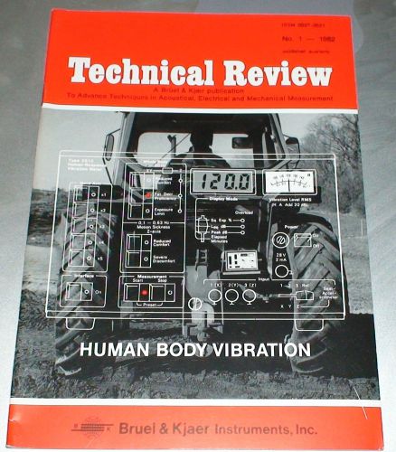 Bruel &amp; Kjaer Technical Review No.1 1982 - B &amp; K Instruments Inc.