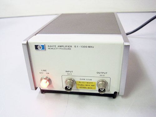 Hp agilent 8447e amplifier 0.1-1300 mhz for sale