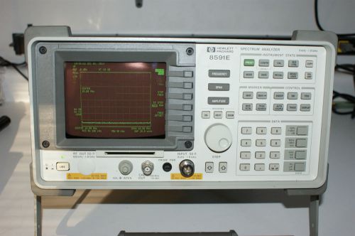 Agilent / HP 8591E 9 kHz - 1.8 GHZ Spectrum Analyzer. 50 Ohm.Tested. Opt. 041