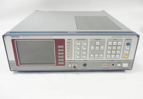 TEKTRONIX DDS200 DIGITAL DEMODULATION SYSTEM 50/60 Hz, 100-120V/2.5A
