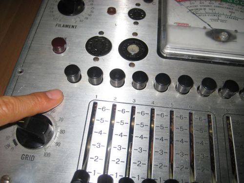 Eico 667 Tube Tester - selector PUSHING Knob only