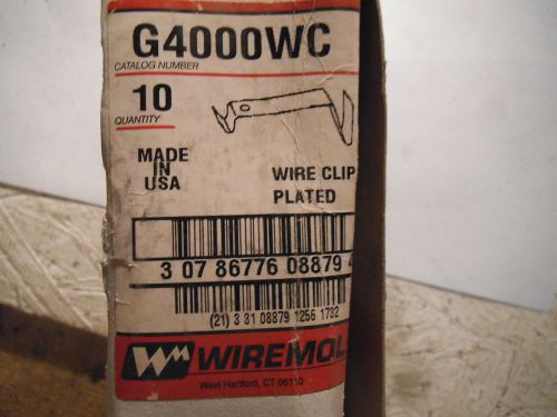 WIREMOLD G4000WC WIRE CLIP - Pack of 10 - NEW