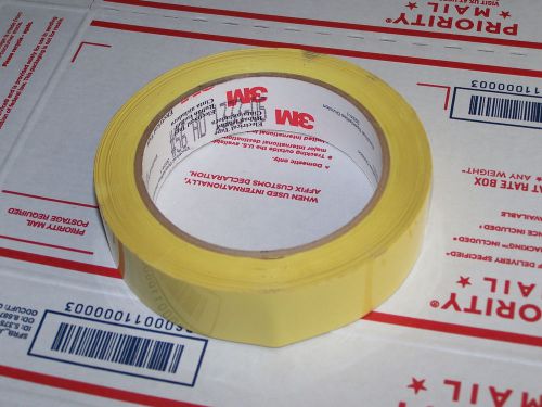 3M  POLYESTER YELLOW 1.0 &#034; ELECTRICAL TAPE / RUBAN ISOLANT #56 (1 ROLL)