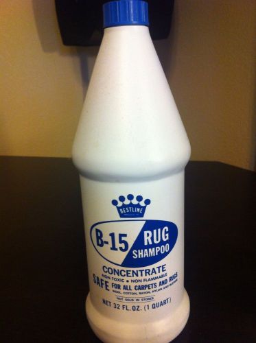 Bestline b-15 rug shampoo new in bottle original vintage soap for sale
