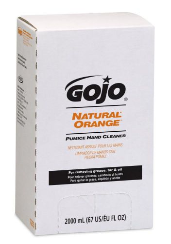 GOJO Natural Orange Pumice Hand Cleaner Refill (2000 mL) ForGrease &amp;Oil MPN 7255