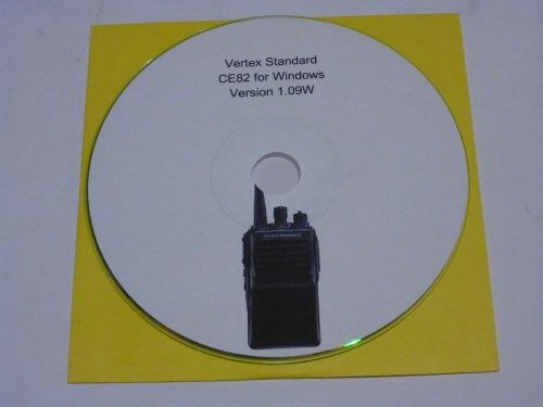 Vertex Standard CE82 for Windows Version1.09W Programming Software Icom