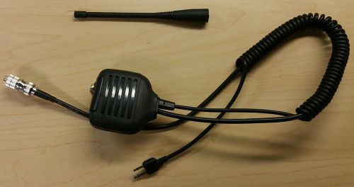 Hand-held Mic with Speaker and Antenna for Icom Radio IC-A5 IC-A6 IC-A20 IC-A21