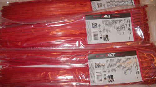 14&#034; Red cable ties