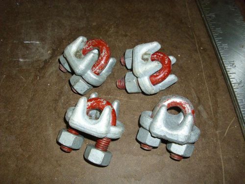 Lot of 6 ** crosby g-450 red-u-bolt 1010131 1/2&#034;  ** lot of 6 for sale