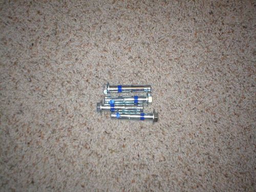 LOT OF 4 NEW IN BOX POWERS POWERBOLT 3/4&#034; x 4 1/4&#034; CONCRETE ANCHORS LIKE REDHEAD
