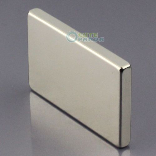 One Big Super Strong N50 Block Slice Magnet 50 x 30 x 5 mm Rare Earth Neodymiu