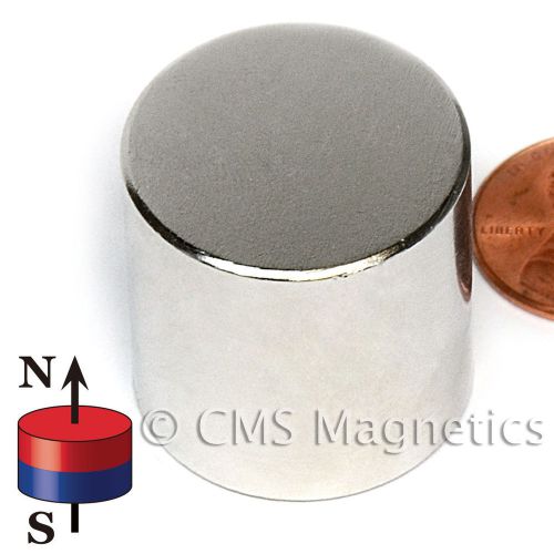 N45 cylinderical neodymium magnet dia 1&#034;x1&#034; ndfeb rare earth 50 pc for sale