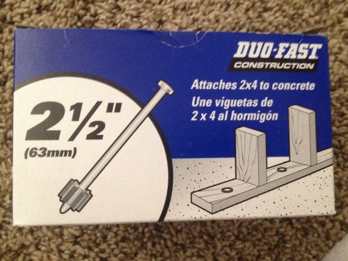 Duo Fast 2 1/2&#034; Construction Fasteners
