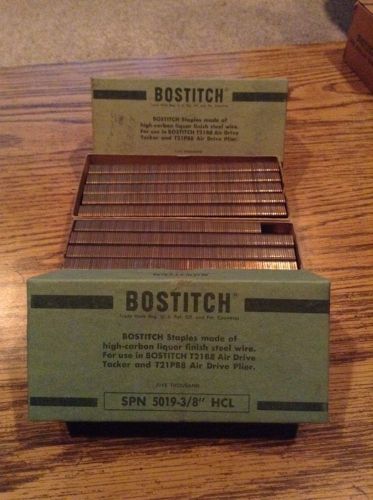 Bostitch staples for use in t21b8 air drive tacker &amp; t21pb8 air drive plier for sale
