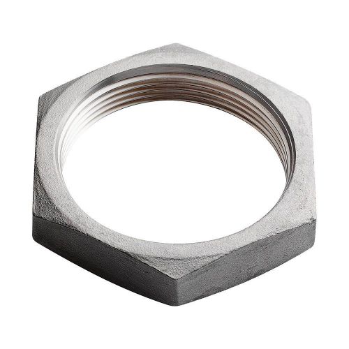 New stainless steel 304 cast pipe fitting, hex locknut, mss sp-114, 1&#034; npt for sale