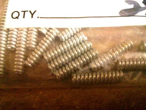 Lot of 24 century spring compression springs p/n: kk-99 steele with zinc finish for sale