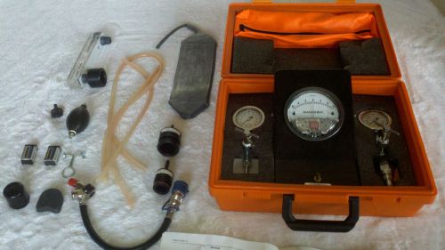 Draeger SCBA Fit Tester PN 4052354, Complete with Manual, Case, Accessories