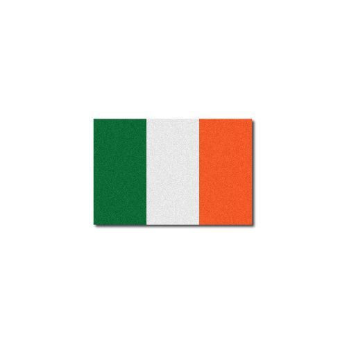 FIREFIGHTER HELMET FLAGS FIRE HELMET STICKER - Irish Flag