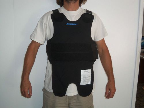Carrier for kevlar armor- black 2xl ++ + bullet proof vest by body guard + new+! for sale
