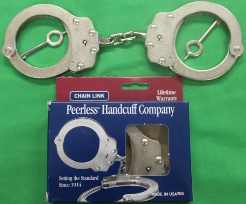 Peerless 700n std nickle chain link handcuffs for sale