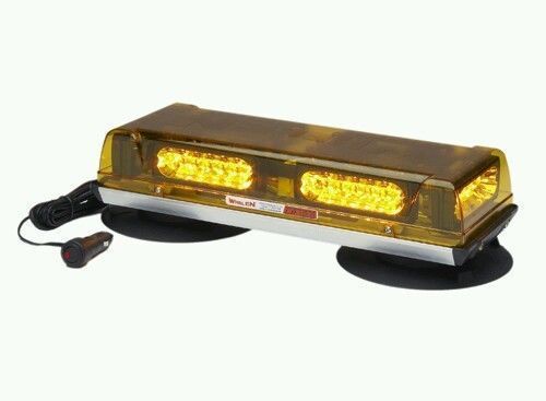 Whelen R2LPHVA LED Light Bar, Magnetic/Suction, Amber