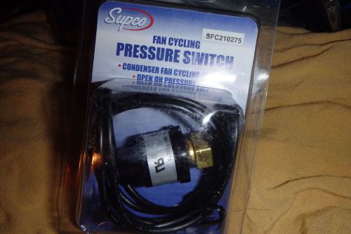 Lot of 2 supco fan cycling pressure switch sfc210275 open: 210 close: 275 for sale