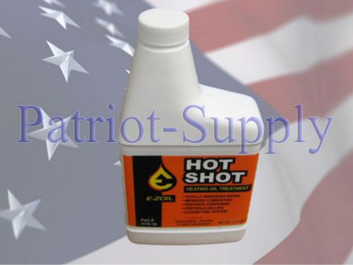 E-ZOIL H15-16 16 oz. bottle of OF H.O.T. SHOT (Hot Shot) heating oil treatment