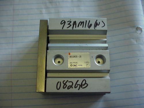 SMC MGQM20-20 PNEUMATIC GUIDED COMPACT CYLINDER 20MM BORE NEW