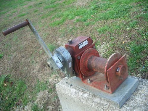 Thern 472pb hand winch,w/brake, used for sale
