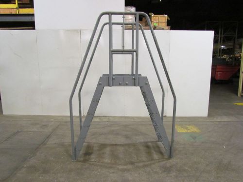 Steel crossover ladder space saver design 24&#034;wx24&#034; clear span 47&#034; high clearance for sale