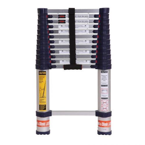 Xtend &amp; climb 12.5-foot type 1a telescoping aluminum ladder 300-lb duty rating for sale