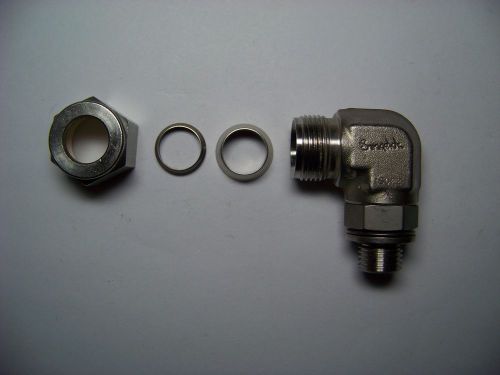 Swagelok ss-810-2-4pr positionable male elbow 1/2&#034; tube x 1/4&#034; male iso auction for sale