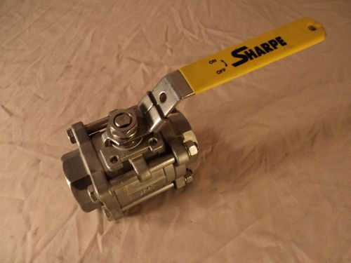 Sharpe 1 1/2&#039;&#039; cf8m stainless threaded ball valve for sale