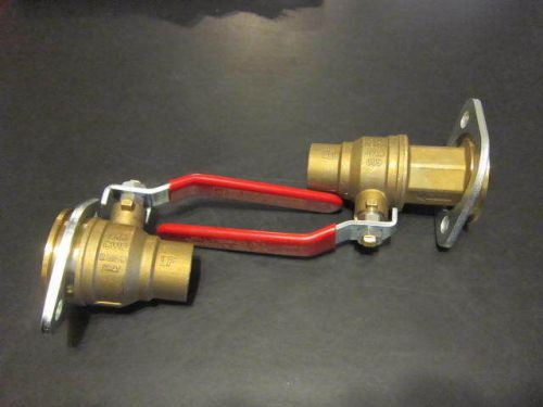 Bell &amp; gossett 101228 lf 1-1/4&#034; sweat isolation flow control valve flange set for sale