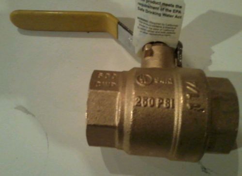 Apollo 94a10601 brass ball valve 1.25&#034; for sale