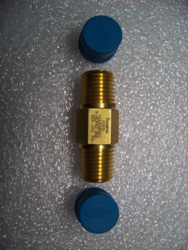 Swagelok B-4CPA2-350 Brass 1-Piece  1/4 ” MNPT Poppet Check Valve 350-600 psi Auc
