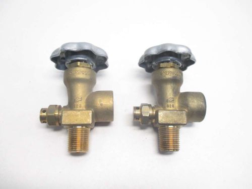New sherwood s29 set brass 1/2x3/4in npt gage valve d481991 for sale