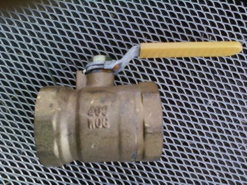 Watts  400wog brass threaded 2 in npt ball valve b268635 new: no packaging for sale