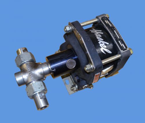 Haskel dsf-60 pneumatic, air driven 9800 psi liquid fluid pump 60:1 ratio for sale
