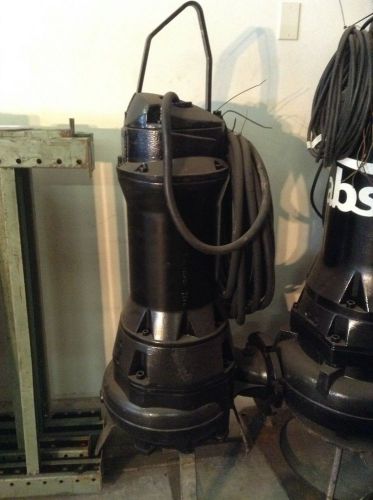 Abs xfp 24.8hp submersible sewage pump,  fm rated, on portable stand for sale