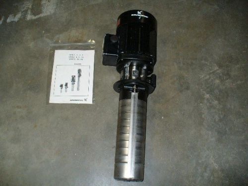 New coolant pump or cutting fluid grundfos spk4-8/3 multi-stage for sale
