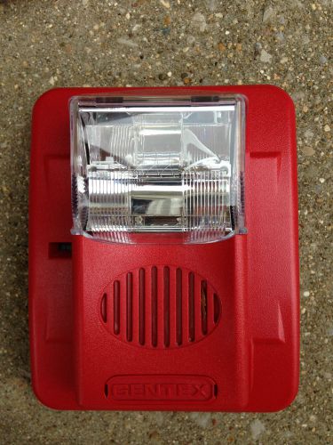 Gentex gec3-24wr fire alarm siren and strobe for sale