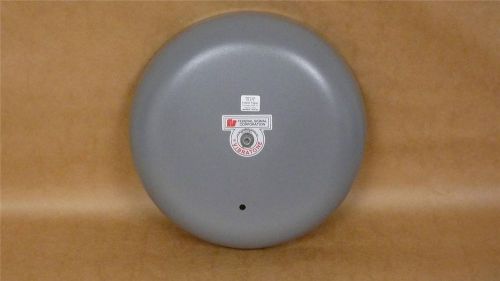 FEDERAL SIGNAL A10 Vibratone Bell - Gray 10&#034; Gong