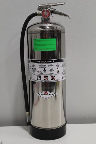 NEW 2015 Amerex 2.5 Gallon Water Fire Extinguisher w/ Schrarder Valve 240 Empty