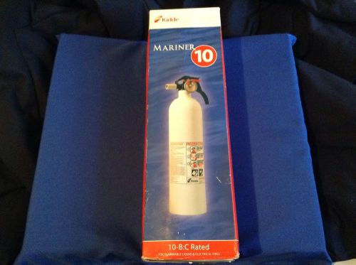 Kidde mariner 10 fire extinguisher with strap retention bracket 10-b:c rated nib for sale