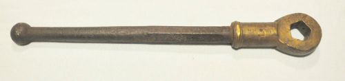 Adjustable Fire Hydrant Wrench, Brass head, Steel handle, as pictured, undated