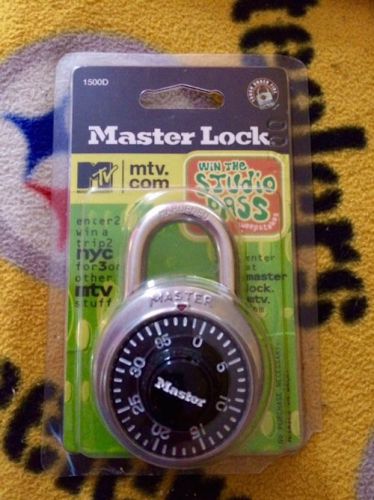 Master Lock 1500D Combination Lock 1 Pack -NEW in Package