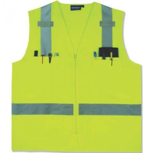 Class 2 Safety Vest Lime Lg 61201 Erb Industries, Inc. Safety Vests 61201