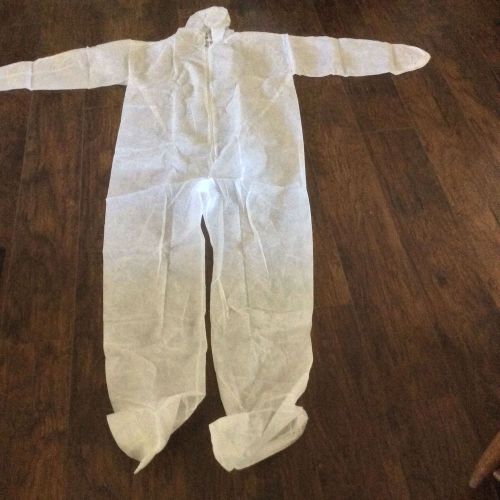 Haz mat survival kit-hazmat jumpsuit, bio protective~goggles- sz xxl~w hood~shoe for sale